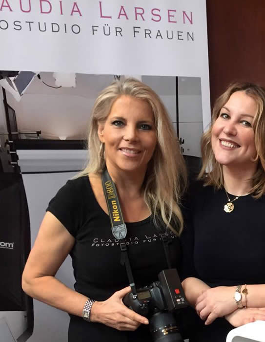 Claudia Larsen und Snesha Bloom an der Women's Expo 2018 in Zürich